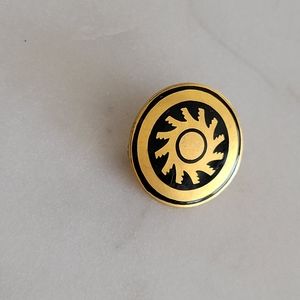Vintage sun brooch